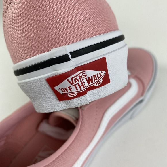 Vans Ward‎ Canvas Sneakers Powder Pink Youth Size 6 Brand New - Picture 10 of 16